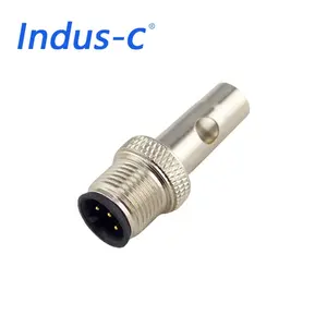 Shielded a code 3 pin cable joint m12 connector ip68 protection class