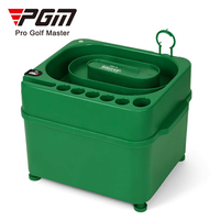 Dispensador de Pelotas de Golf Multifunción con Sensor Infrarrojo PGM JQ017, con Soporte para Palos de Golf, Material ABS, 30x34x42cm
