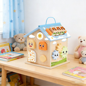 <span class=keywords><strong>Kit</strong></span> de développement précoce des compétences pour enfants : Maison d'activités <span class=keywords><strong>Montessori</strong></span> DIY, labyrinthe de perles et jouet xylophone pour la maternelle - Product Image 3