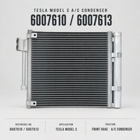 Condensateur de climatisation OEM fourni par l'usine, remplacement du radiateur de climatisation pour Tesla Model S 6007610 6007613