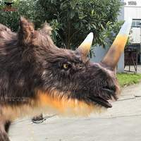 Modèle de rhinocéros réaliste avec certification CE pour la décoration intérieure/extérieure des parcs, musées, centres commerciaux - Robuste et réaliste