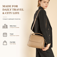 Sac à main en cuir pleine fleur OEM fait main pour femme, sacoche légère à poignée supérieure pour filles, idéal pour le quotidien, marque privée