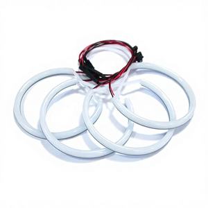 Lampe au xénon blanche DAO LED anneaux Halo LED lumière yeux d'ange pour BMW E36 <span class=keywords><strong>E46</strong></span> série 3 E39 série 5 E38 série 7 phare Led - Product Image 1