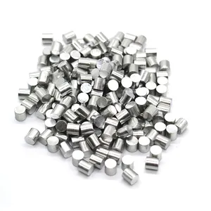 Pabrik 99.999% Pelet Aluminium D6x6mm Butiran Aluminium Logam Al Benjolan untuk Penelitian Eksperimen