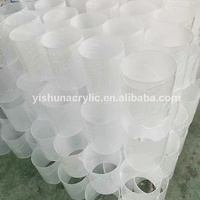 Fabricant Yishun, éclairage LED personnalisé, tube en plastique PMMA, lumière diffuse, tube en acrylique de diffusion