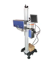 Graveur laser CO2 industriel en ligne pour ligne de production en série, codage de date et de logo non-matériel
