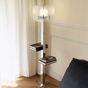 Baolian Minimalist Floor Lamp With Shelf LED Light Modern <b>Standing</b> Lamp For Living Room Bedroom Storage Rack - Product Image 2