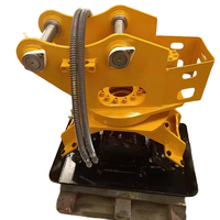 Compacteur vibrant hydraulique SLN haute efficacité en acier au carbone pour mini-compacteurs de 1,5 à 3,5 tonnes, accessoires pour engins de construction