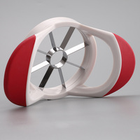 Hot Selling Red Premium Rvs Fruit Perensnijder Corer Cutter Met Plastic Handvat