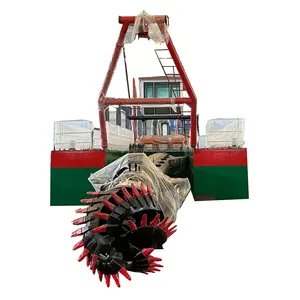 Diesel Engine Powered Cutter Suction Dredger Boat for Sand Dredging in River and Lake
