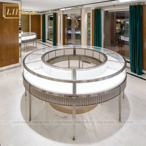 เคาน์เตอร์โชว์เครื่องประดับไม้และตู้โชว์แบบตั้งพื้น |   ไอเดียการออกแบบตกแต่งภายในร้านค้า |   บริการตกแต่งร้านค้าครบวงจร - Product Image 4