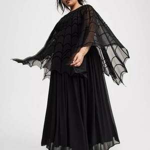 Nouveau style 2025 OEM – Costume de chauve-souris noir en gros, cape de chauve-souris une pièce, vêtements d'Halloween, costumes à ailes de chauve-souris - Product Image 1