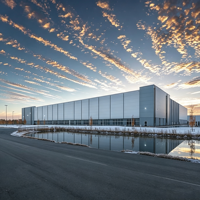Centre d'expérimentation en structure acier haut de gamme - Bâtiment métallique préfabriqué moderne pour l'interaction de marque