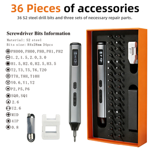 Mini Screwdriver 36 Pieces Aluminum Body Suitable for Home Use - Product Image 3