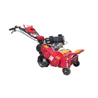 NEWPANDA Trituradora de Césped con Motor Diésel de 9 HP 188F, Arranque Eléctrico, Doble Eje, con 48 Cuchillas de Martillo y Ancho de Trabajo de 600 mm