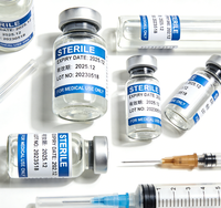 Étiquettes autocollantes personnalisées professionnelles, durables, résistantes à l'huile et à l'eau, imprimées sur mesure pour flacons de médicaments en acrylique.