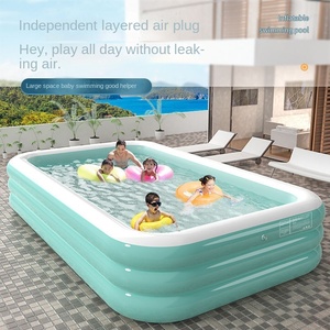 <span class=keywords><strong>Piscina</strong></span> inflable de PVC gruesa para adultos, gran <span class=keywords><strong>piscina</strong></span> de bolas para familias y bebés, área de juegos doméstica estilo océano - Product Image 4