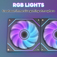 Refroidisseur Liquide Aidecoolr RGB 360mm pour Processeur, Refroidissement à Eau pour PC de Jeu avec Ventilateurs ARGB Silencieux, Dissipateur Thermique à Boucle Personnalisée