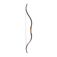 Arc à poulies en bois noir AF Archery pour la chasse, 20-50lbs