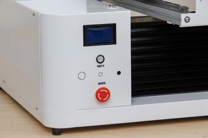 Cina prezzo di fabbrica A2 doppia stampa teste a sfera vite 5060 UV Flatbed stampante per pellicola AB adesivo, scheda, cassa del telefono, acrilico - Product Image 5