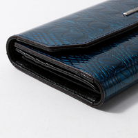 Dompet Kulit Kustom Mewah Kapasitas Besar Tempat Kartu Dompet Panjang Clutch Dompet Kulit Wanita
