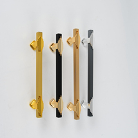 Poignées de tiroir brillantes haut de gamme, entrecentres 96 mm, pour meubles de cuisine et commodes de luxe, avec fonctionnalités réglables