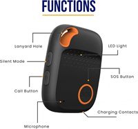 Mini traceur GPS étanche en temps réel pour les chauffeurs de camions, les facteurs, dispositif de suivi GPS pour les travailleurs isolés