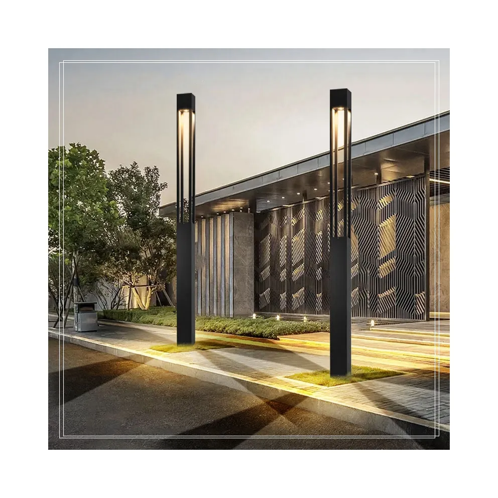 Modern yuvarlak tasarım 3.5m peyzaj aydınlatma led manzara ağaç ışık alçak gerilim peyzaj ışıkları