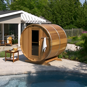 الأكثر مبيعًا 4 أشخاص في الهواء الطلق دلو الأرز الأحمر الكندية غرفة ساونا مقصورة شخصية صلبة - Product Image 2