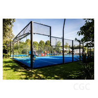 Vente directe d'usine Padel Court de tennis Extérieur Panoramique paddle Court de tennis Haute Qualité Pista De Padel