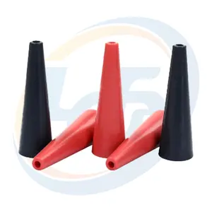 LongCheng 3mm to 20mm Tapered round Silicone Rubber Cap Plug Stopper for Tube Pipe Versatile Size Options for Rubber Products