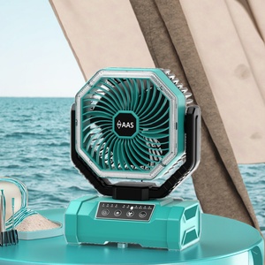 Nuevo Diseño Mejorado, Ventilador de Camping Recargable Portátil de 20000 mAh, Lámpara LED, Uso en Exteriores, Picnic, Multifunción - Product Image 3