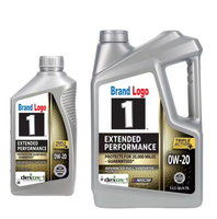 Huile moteur entièrement synthétique de qualité 5A SAE 0W-20, lubrifiant automobile à performance étendue, huile de base pour moteurs à essence
