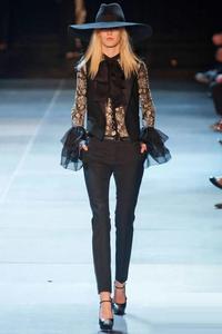 Chapeau haut de forme classique R123 100% laine, large bord 17CM, pour décontracté, fête, scène, mode, style jazz - Product Image 4