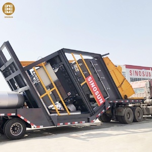 Centrale mobile de production d'asphalte pour les industries de la construction et de la fabrication, 135 tonnes/heure - Product Image 6