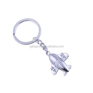 Porte-clés d'avion en promotion en gros Porte-clés 3D personnalisé en métal Porte-clés étiquette d'avion Cadeau de pilote personnalisé - Product Image 6