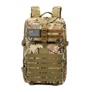Sacs à dos tactiques de camping et de chasse DFL0324 avec sangles Molle et multiples poches, camouflage noir, vert, kaki, rouge, camouflage numérique - Product Image 3