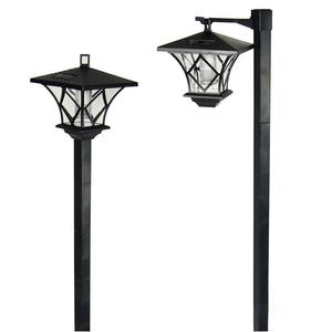 Lampe solaire de jardin, lampe de pelouse extérieure avec source de lumière LED, résistante à l'eau, pour l'éclairage de la cour, du patio et des allées - Product Image 2