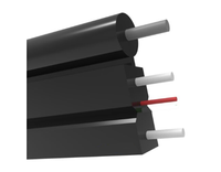 Kabel Serat Optik G657A2 Singlemode 1 Core LSZH Outdoor Indoor Rollers Message 1km/Reel