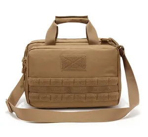 Shooting Case Bag Tactical 1 ~ 2 Shooting Bag Schusswaffe mit abschließbarem Reiß verschluss für die Schießstand jagd im Freien