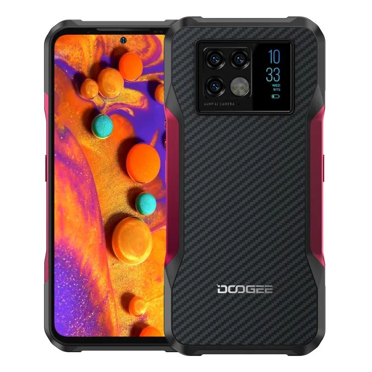 2022 new arrival DOOGEE V20 Rugged Phone, 8GB+256GB 6.43 inch Android 11.0 NFC Wireless Charging Function 5G Mobile Phone