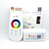 Controlador LED WiFi Inteligente Tuya IP20 para Tiras RGB/RGBW, Control por Aplicación Alexa y Google Home, Alcance de 30m, DC12-24V, 216W, 6A, 3 Canales, 2 Años de Garantía