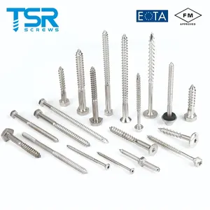 Vis auto-perceuses Torx en acier pour bois, panneaux de particules, plâtre et cloisons sèches, noires, pour toiture bimétallique - Product Image 4