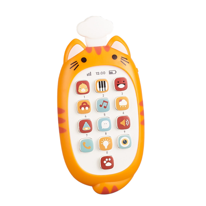 Nouveau modèle de téléphone portable animal jouet bébé éducation précoce dessin animé musique lumière smartphone apprentissage des langues jouets pour enfants 2023