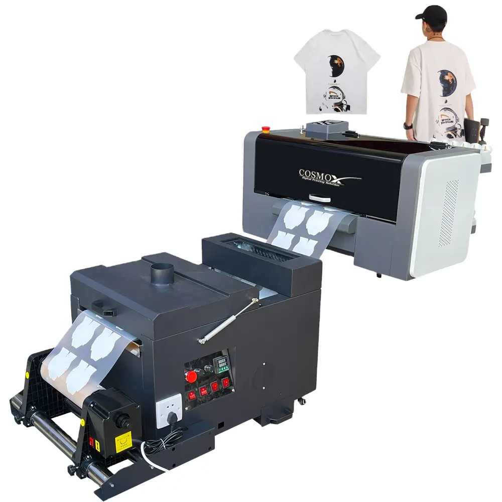 dtf 4720 t shirt heat transfer digital dtf printing machine double side printing hot peel roll dtf pet film