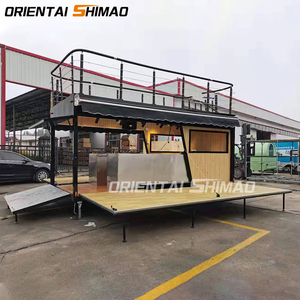 Remolque de Comida de Dos Pisos Roast Corn Mobile Kitchen, Totalmente Equipado, Carrito de Bar, Food Truck de Doble Piso para Calle - Product Image 4