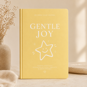Diario Personalizado LABON Gentle Joy Inner Child, Diario Guiado de Mindfulness, Amor Propio, Bienestar, Tapa Dura Amarilla, Cuaderno de Creatividad - Product Image 1