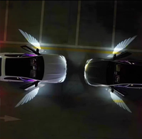 Vente en gros d'ailes d'ange LED HD lampe de bienvenue Projection de spot laser nouveau rétroviseur décoratif lumière accessoire voitures