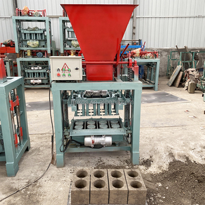 High-efficiency Motor-driven Domestic Cement Hollow Brick <strong>Machine</strong> with Hopper and Conveyor System for Production - Product Image 4