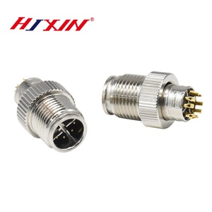 M12 8 Pin connettore codice X, sensore impermeabile industriale segnale schermato spina di saldatura modellabile, M12 connettore maschio - Product Image 4